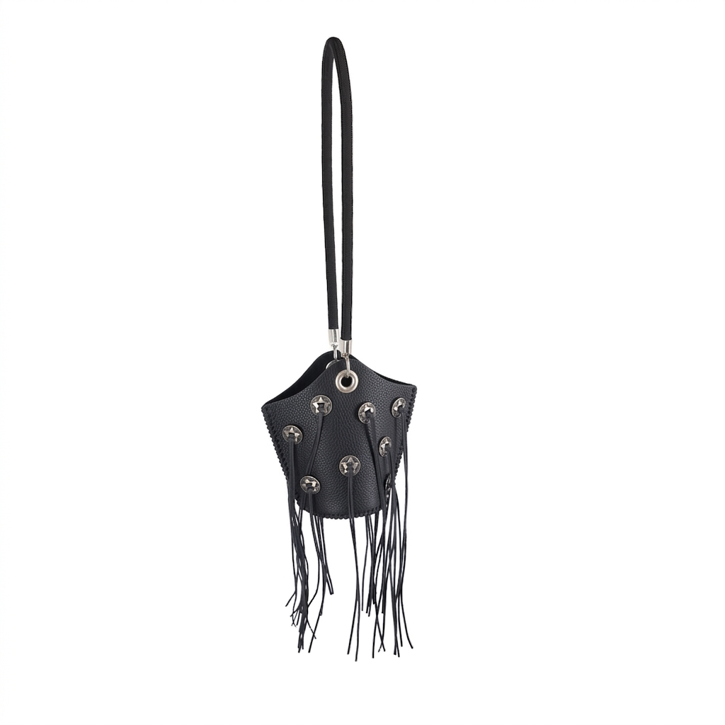 KNIT BAG // Western black