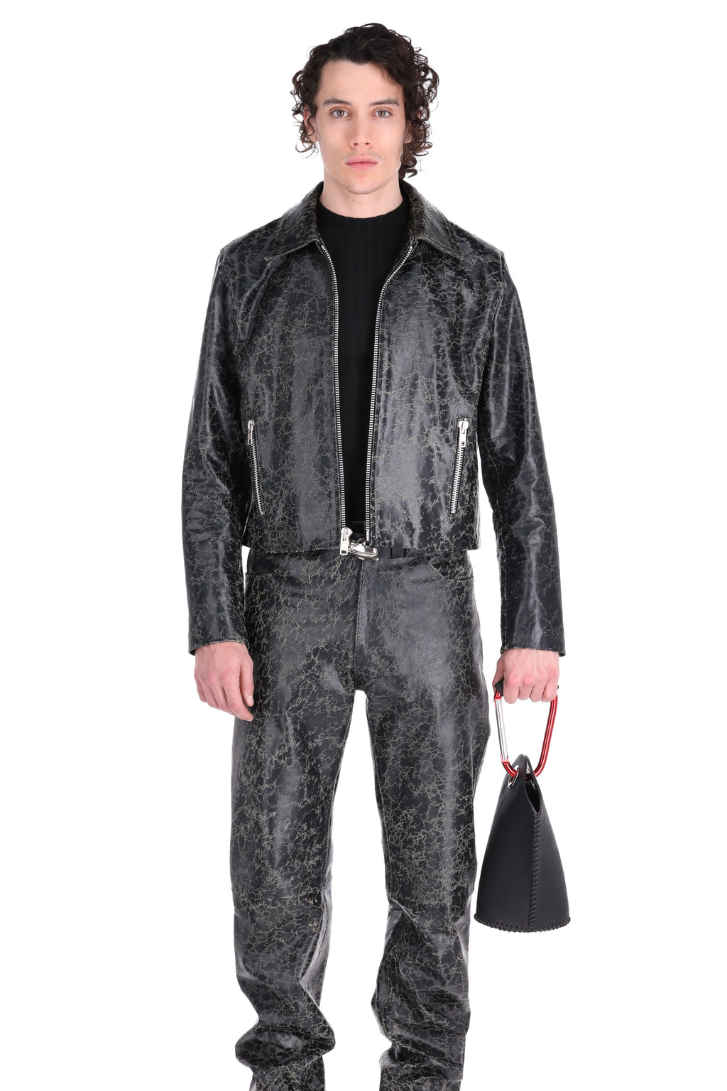 CROPPED COWBOY JACKET // worn out chocolate