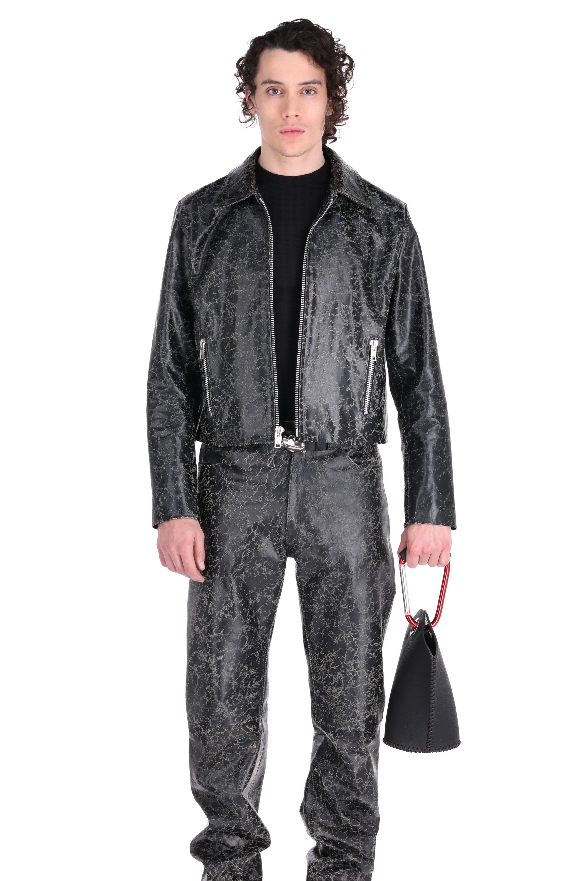 CROPPED COWBOY JACKET // worn out chocolate