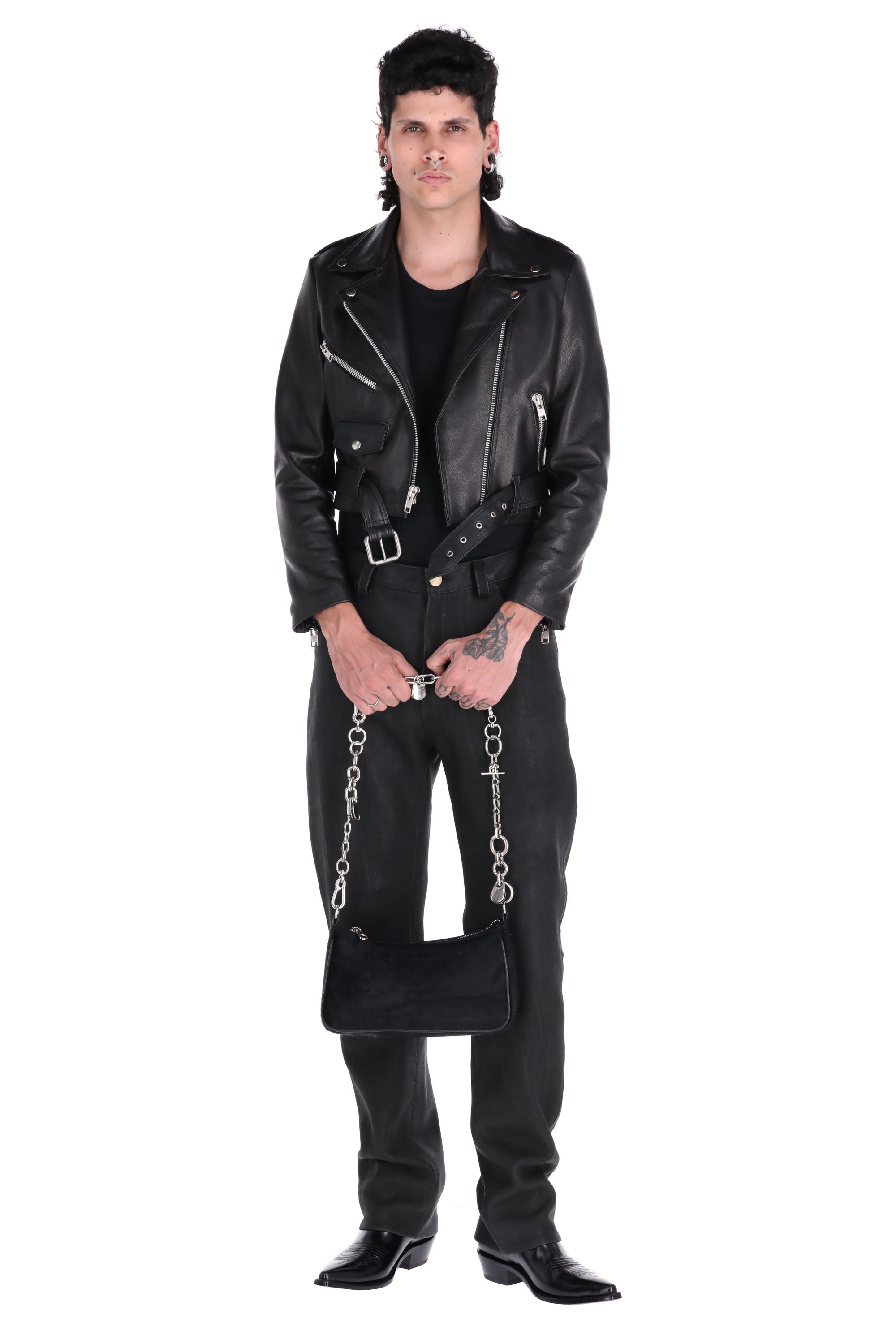 CROPPED BIKER JACKET // genderless