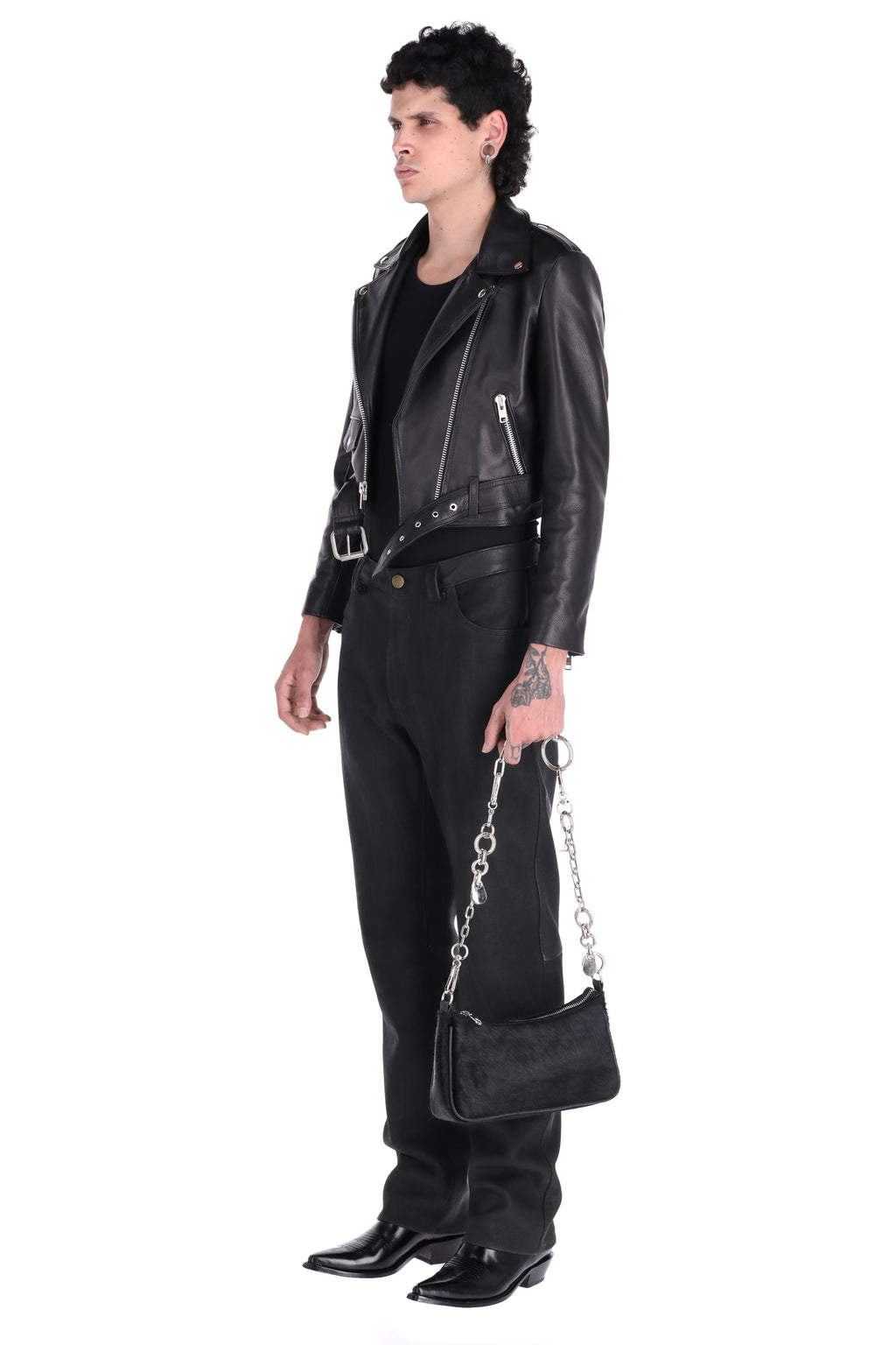 CROPPED BIKER JACKET // genderless