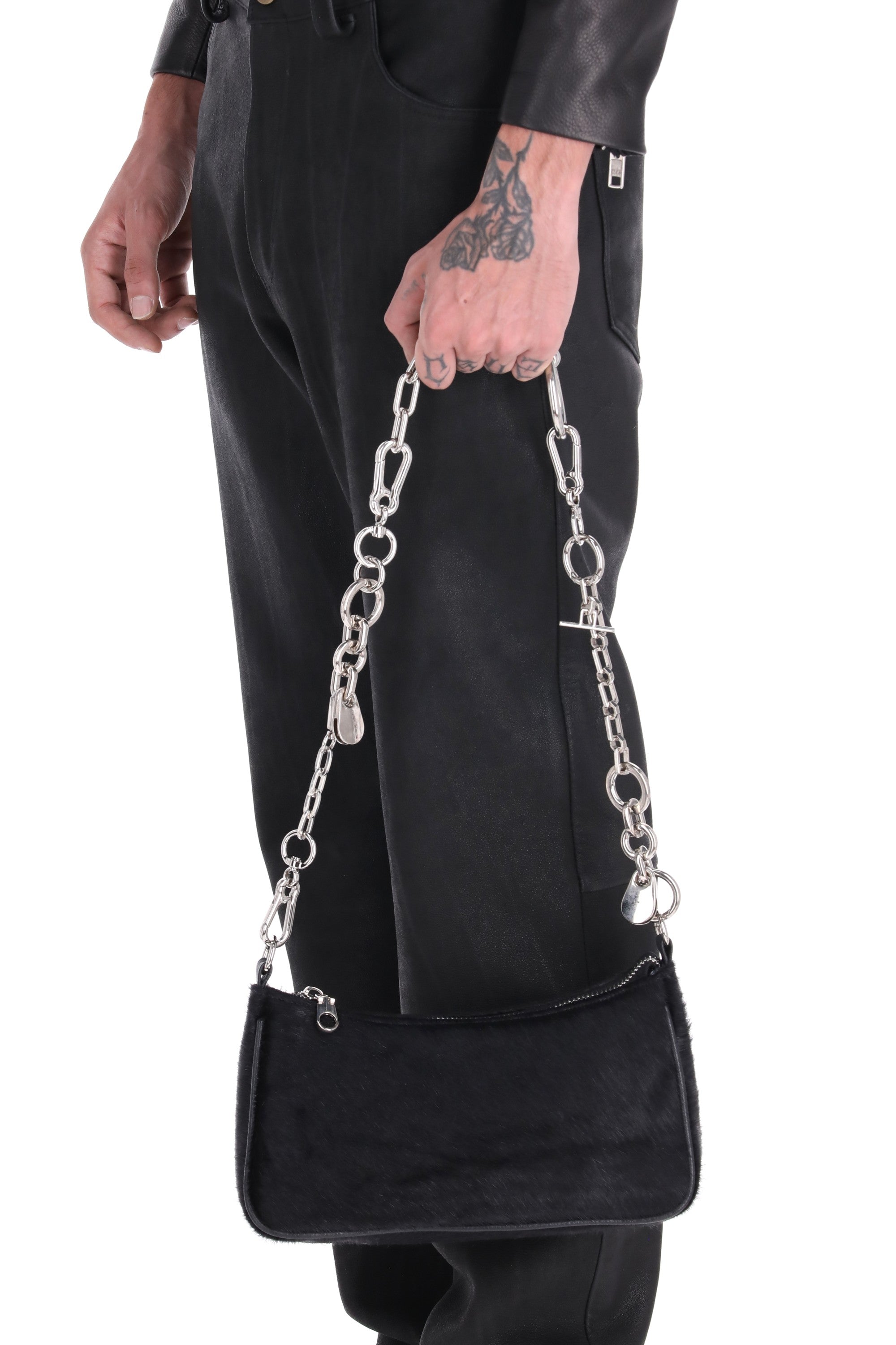 CHAIN BAGUETTE  // black