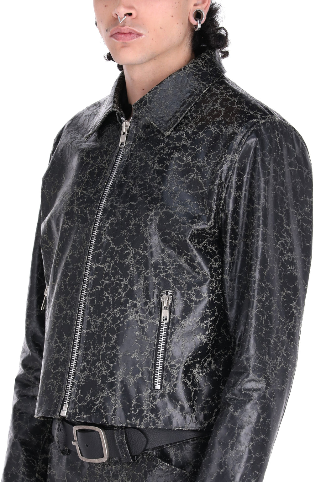 CROPPED COWBOY JACKET // worn out chocolate