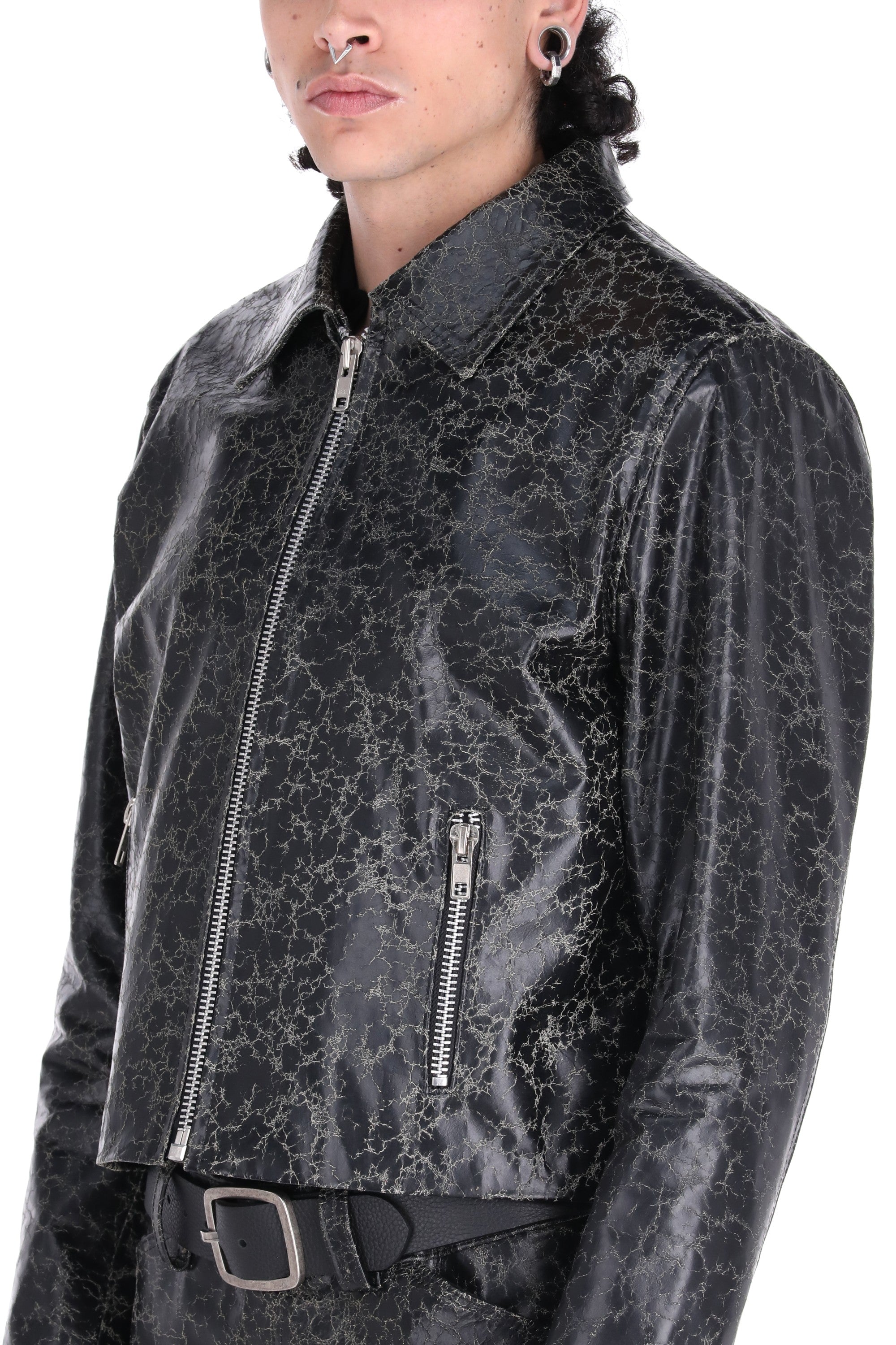 CROPPED COWBOY JACKET // worn out chocolate