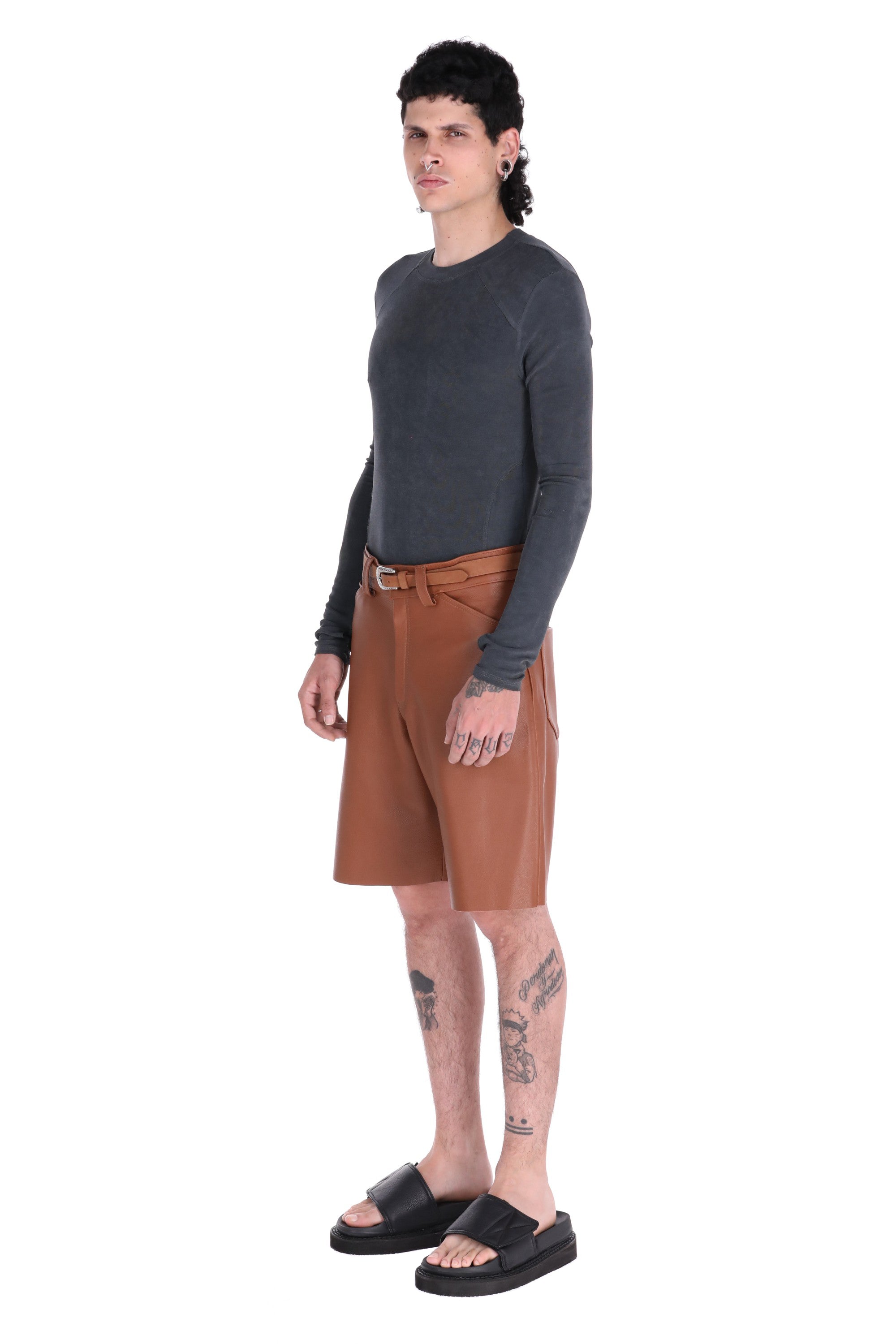 SHORT DE PIEL // Mezquite