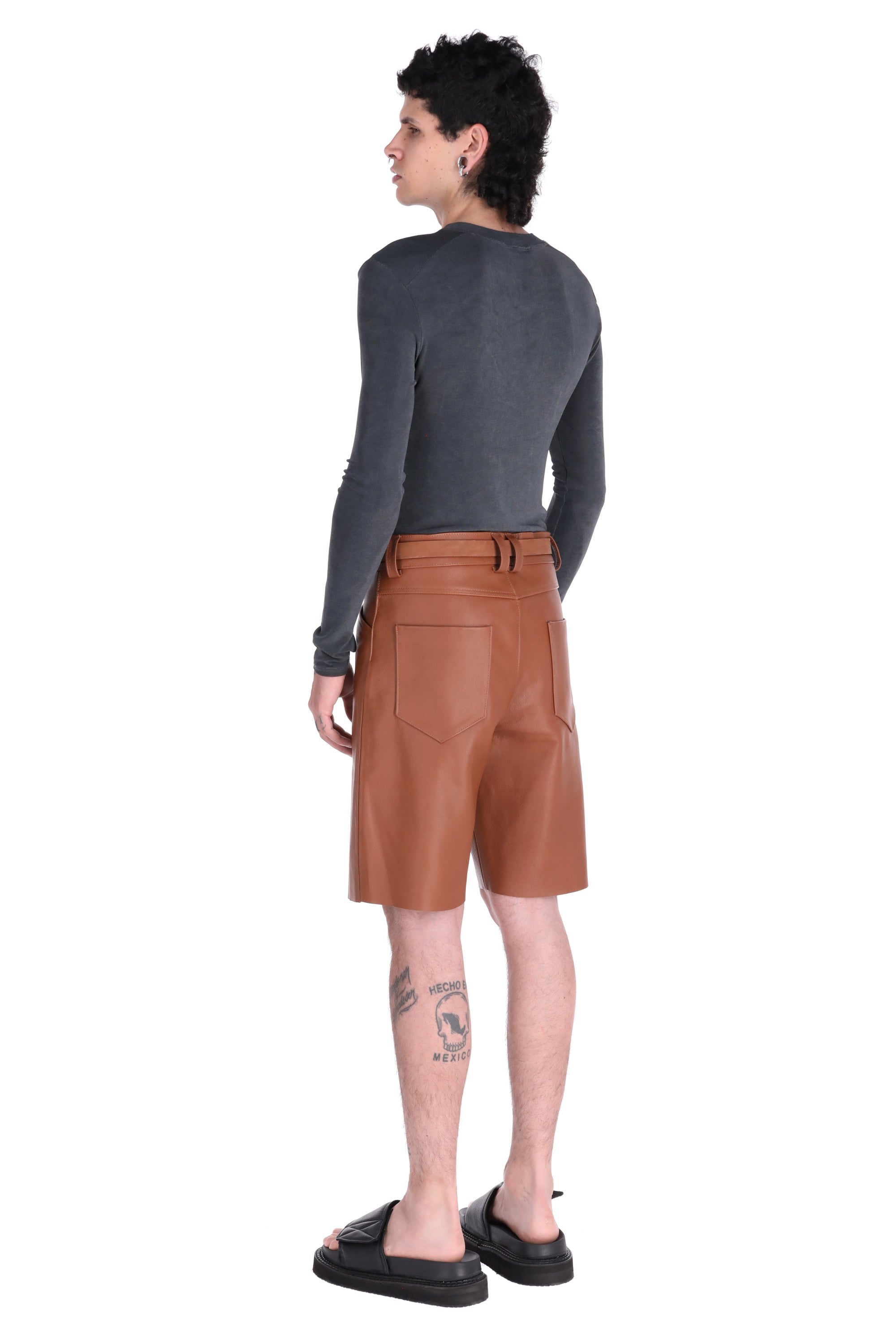 SHORT DE PIEL // Mezquite