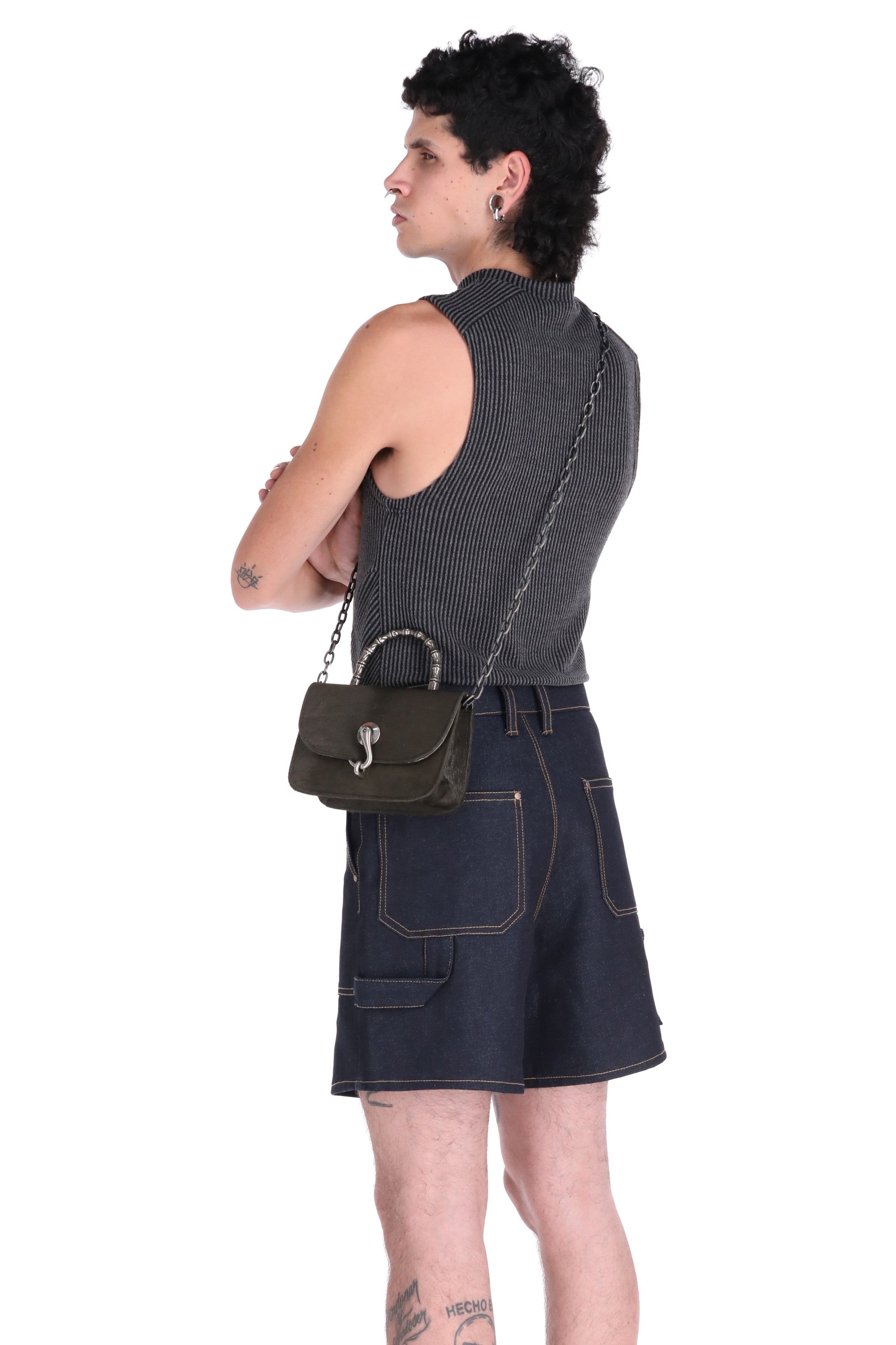 CAMISETA SIN MANGAS // Rib negro