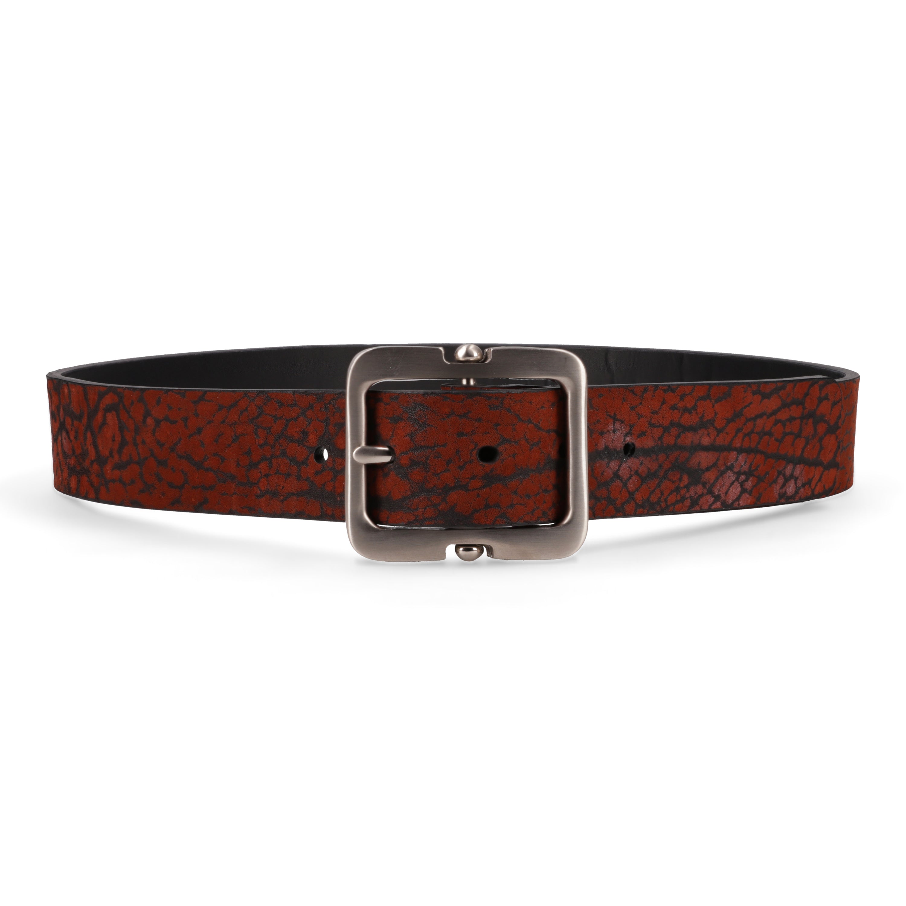 GEAR TEXTURE BELT /// Burnt Red