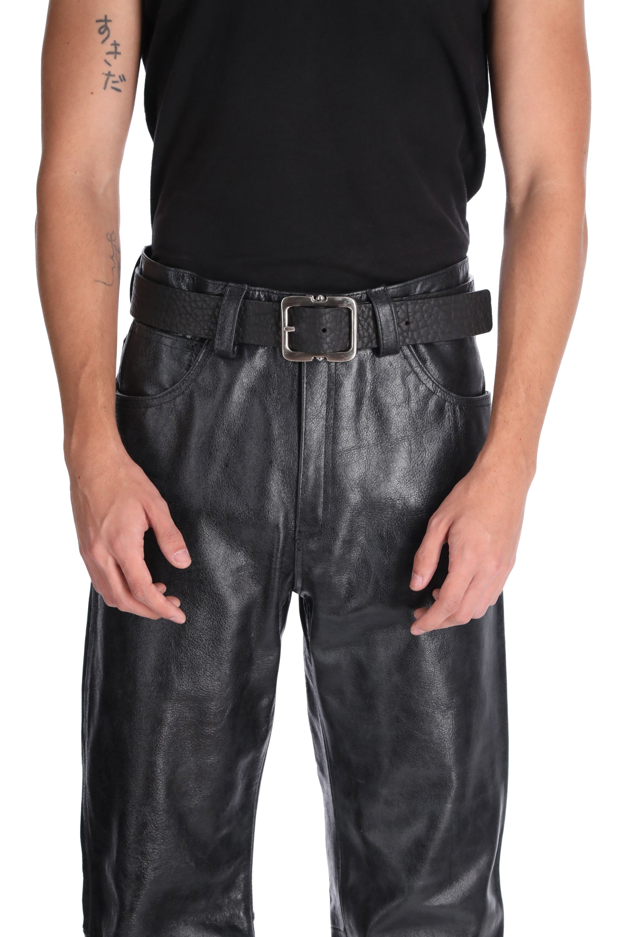 GEAR TEXTURE BELT /// Negro