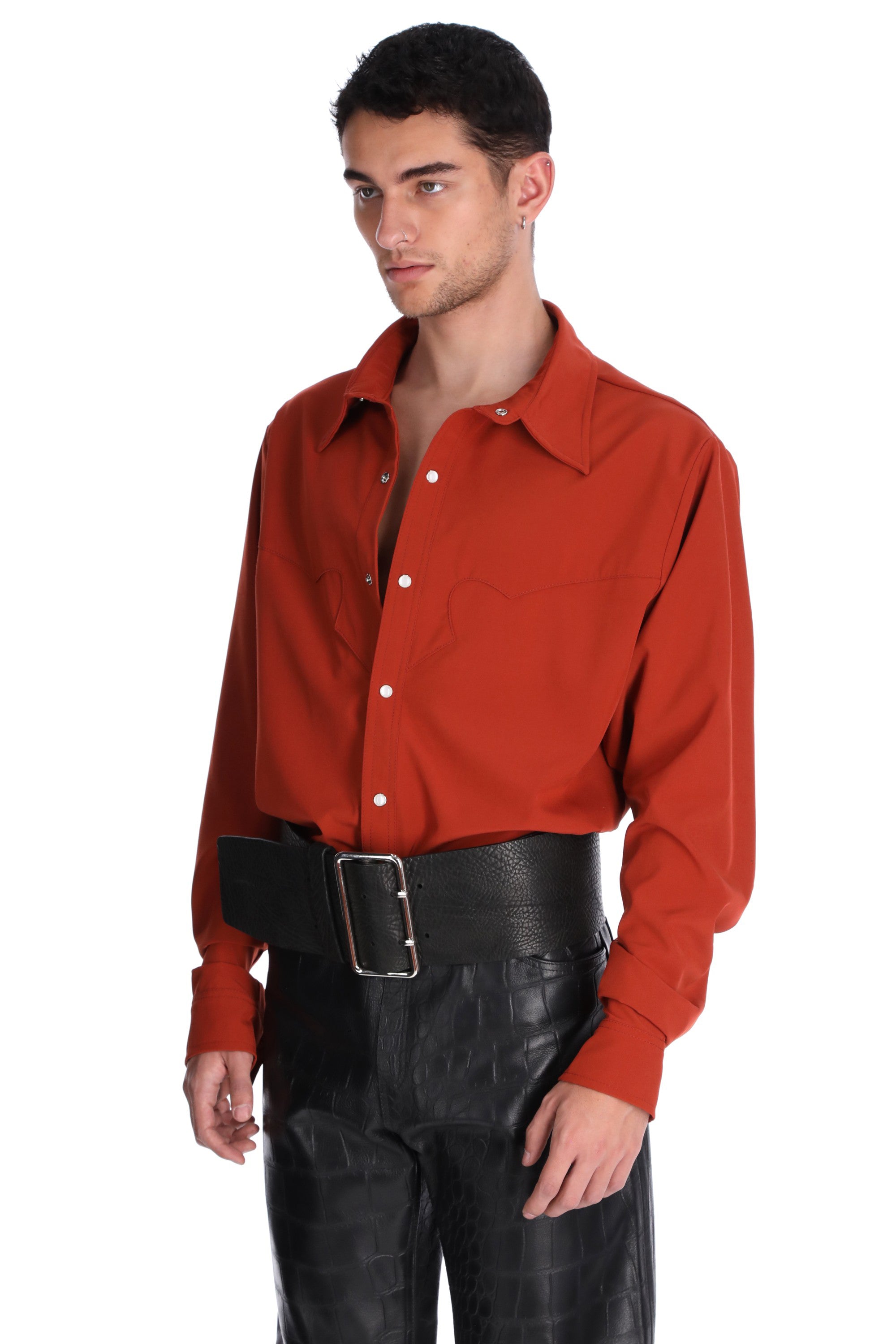 CAMISA RODEO-SPORT [BURNT RED]