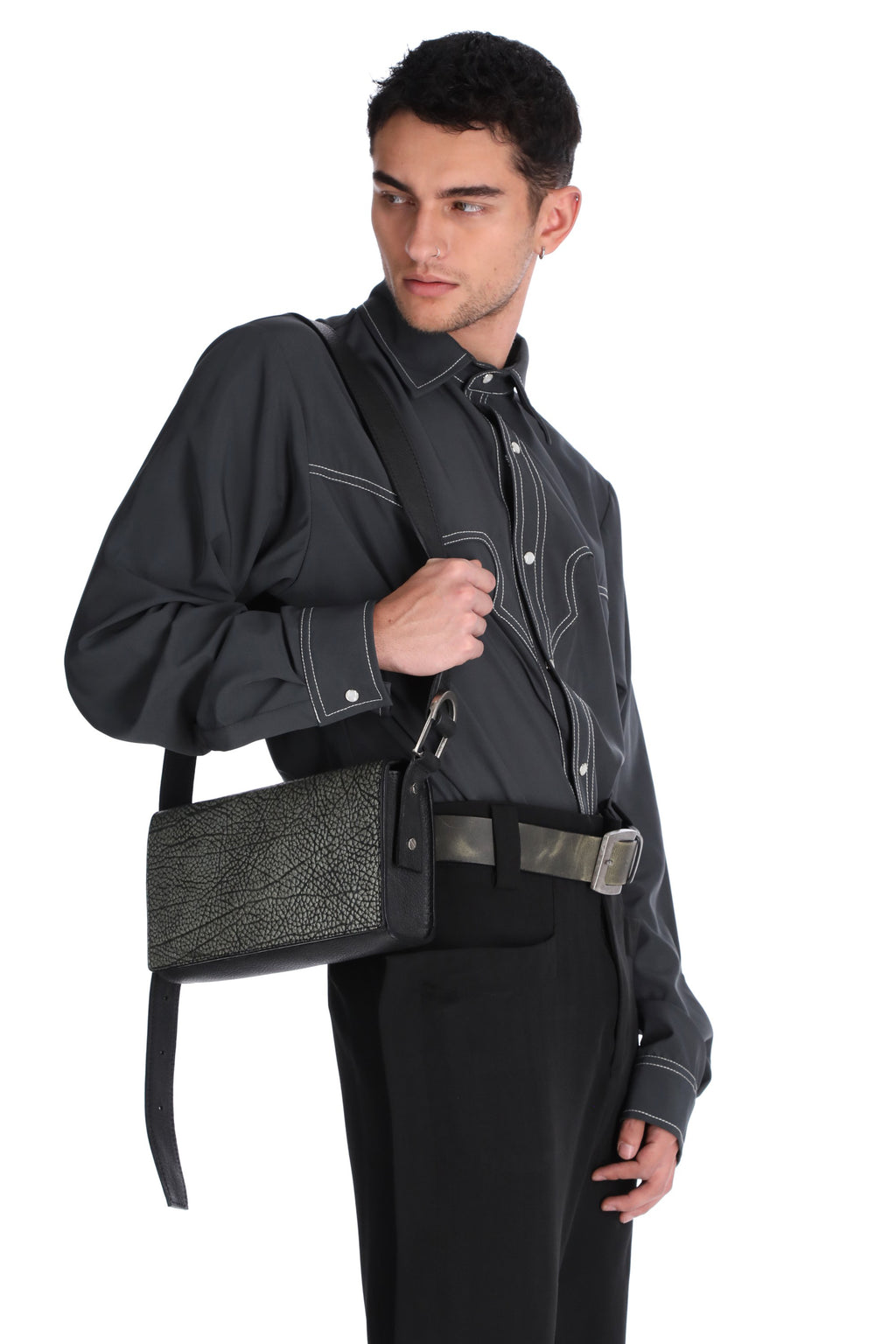 BOLSO LADRILLO [ TEXTURA MUSGO ]