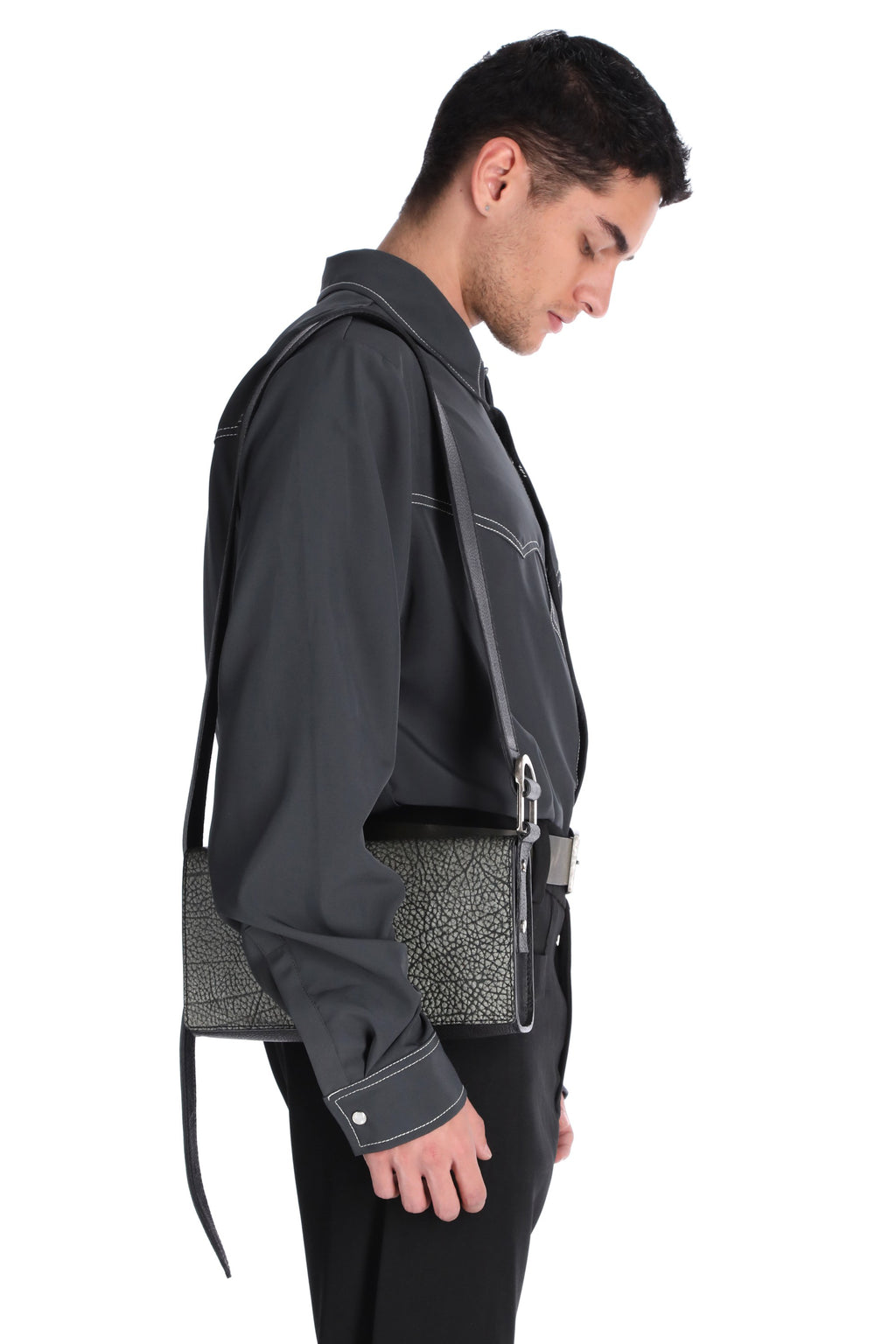 BOLSO LADRILLO [ TEXTURA HUMO ]