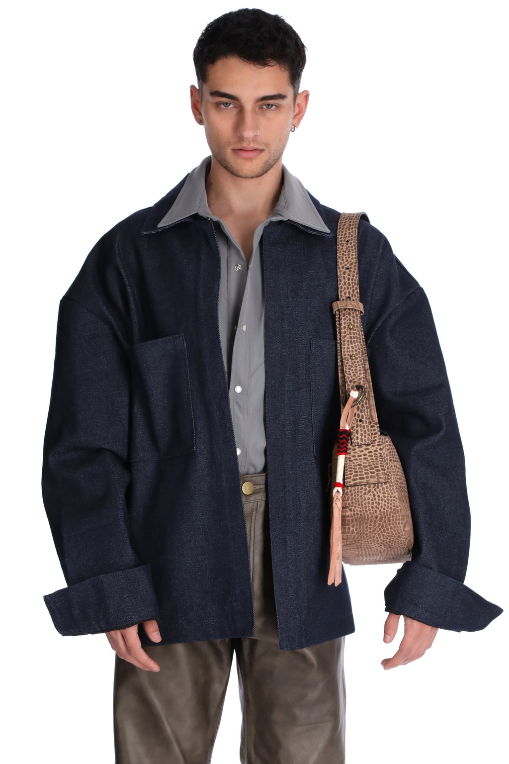 BOLSO CAPORAL // croco sand