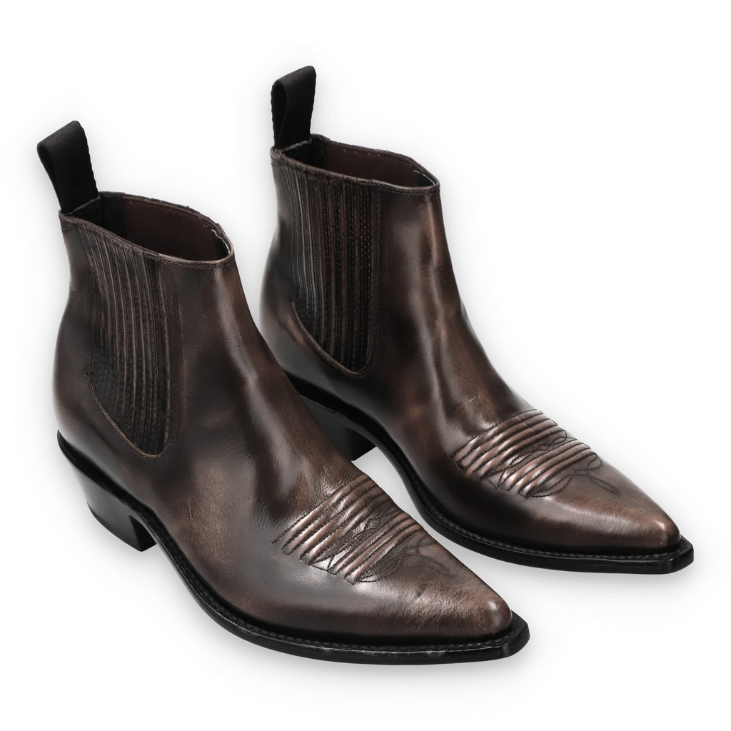 BOTINES COWBOY‘S CUT // Pointy Marron
