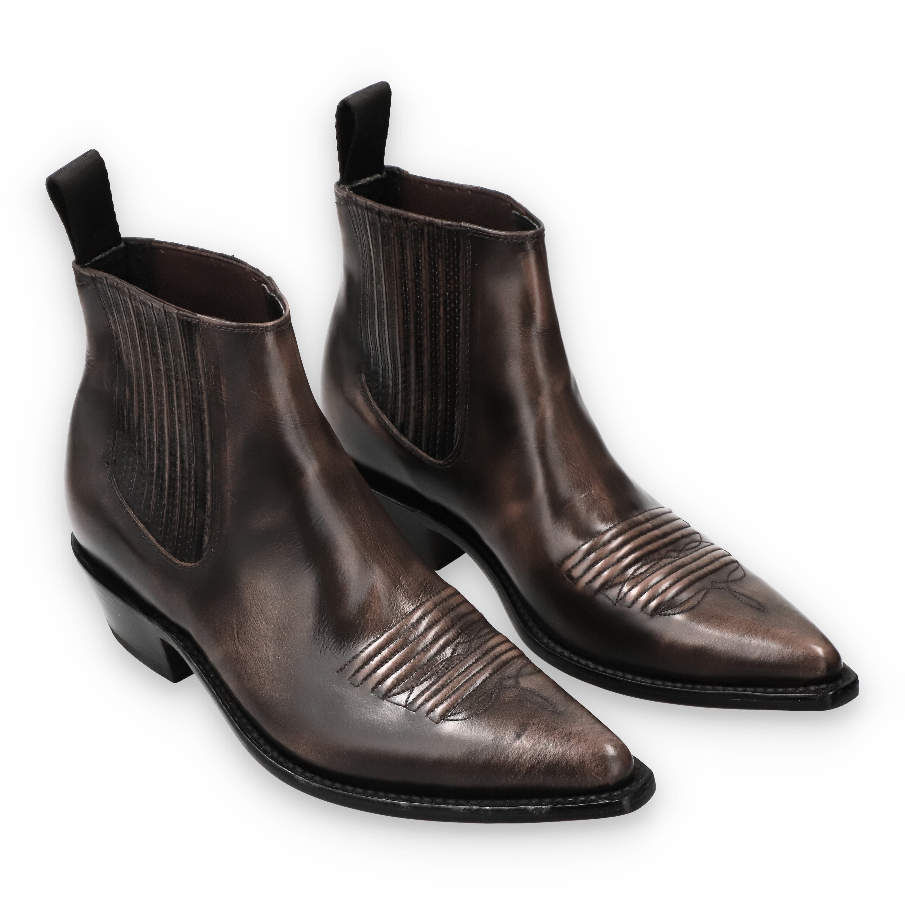 BOTINES COWBOY‘S CUT // Pointy Marron