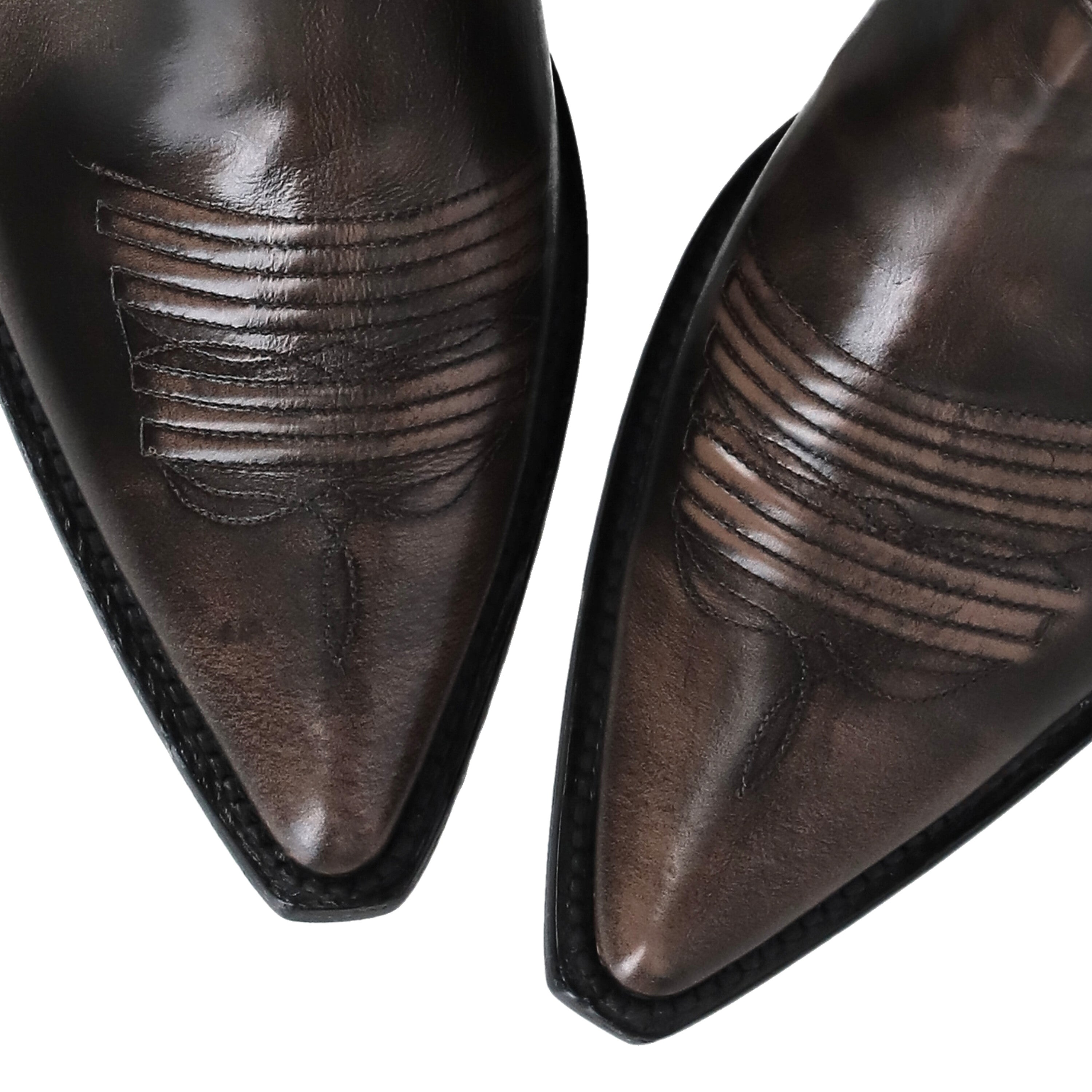 BOTINES COWBOY‘S CUT // Pointy Marron