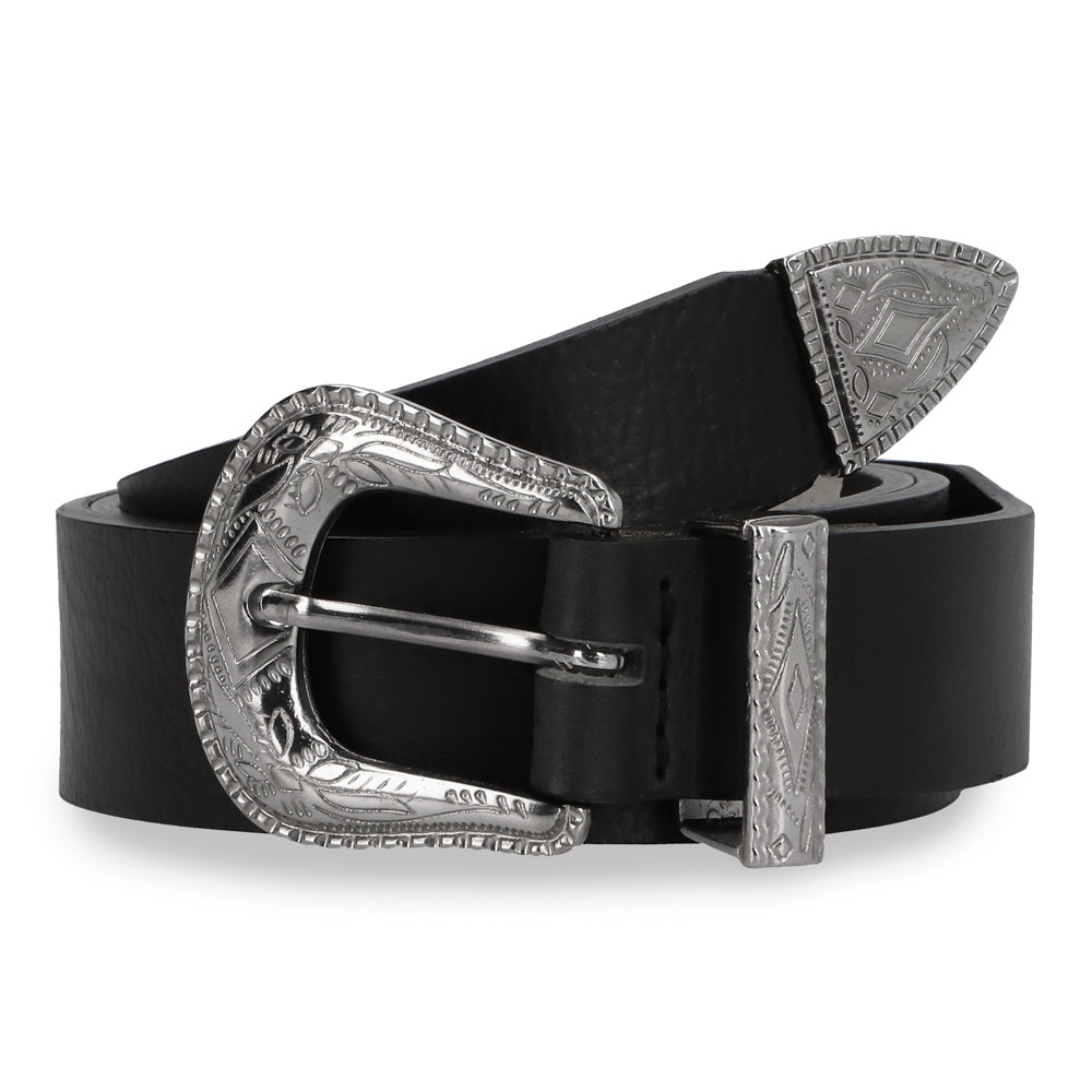 CINTURÓN VAQUERO ///  black